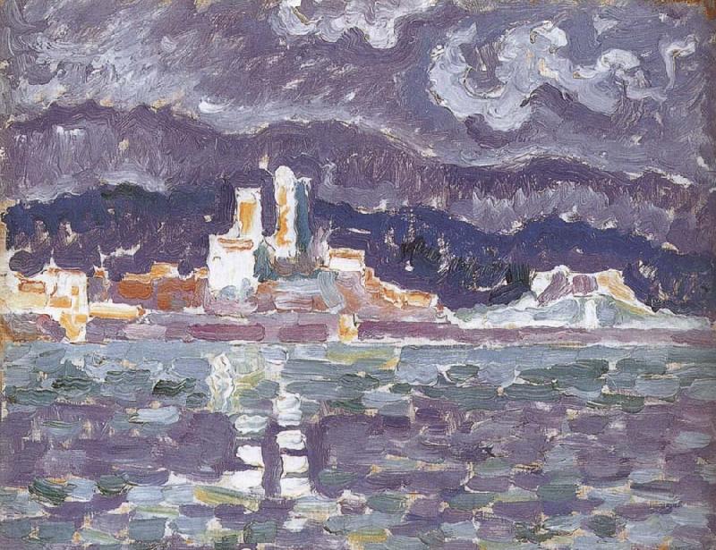 Paul Signac Study of rainstorm Spain oil painting art